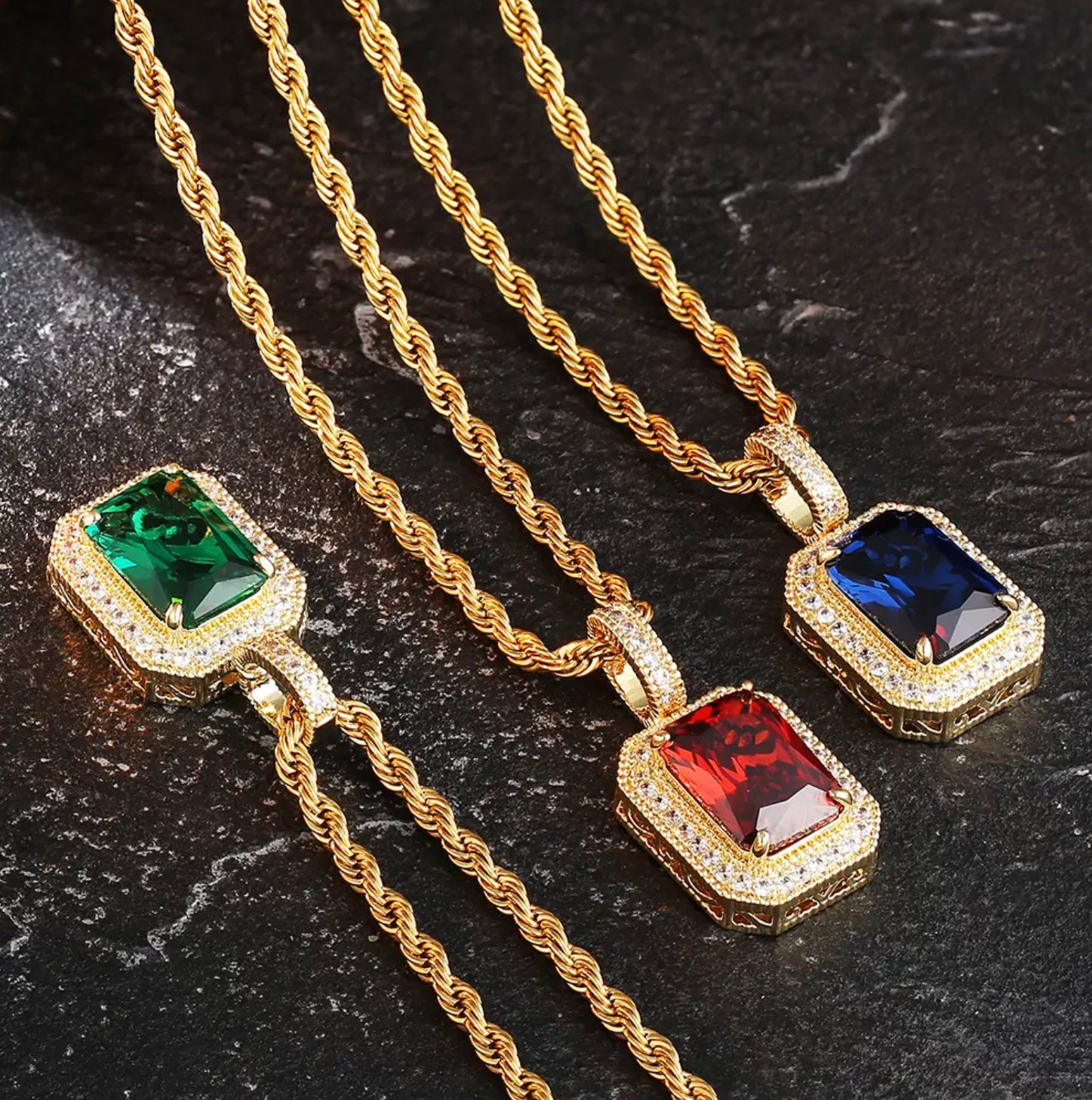 Men’s Gemstone Necklace