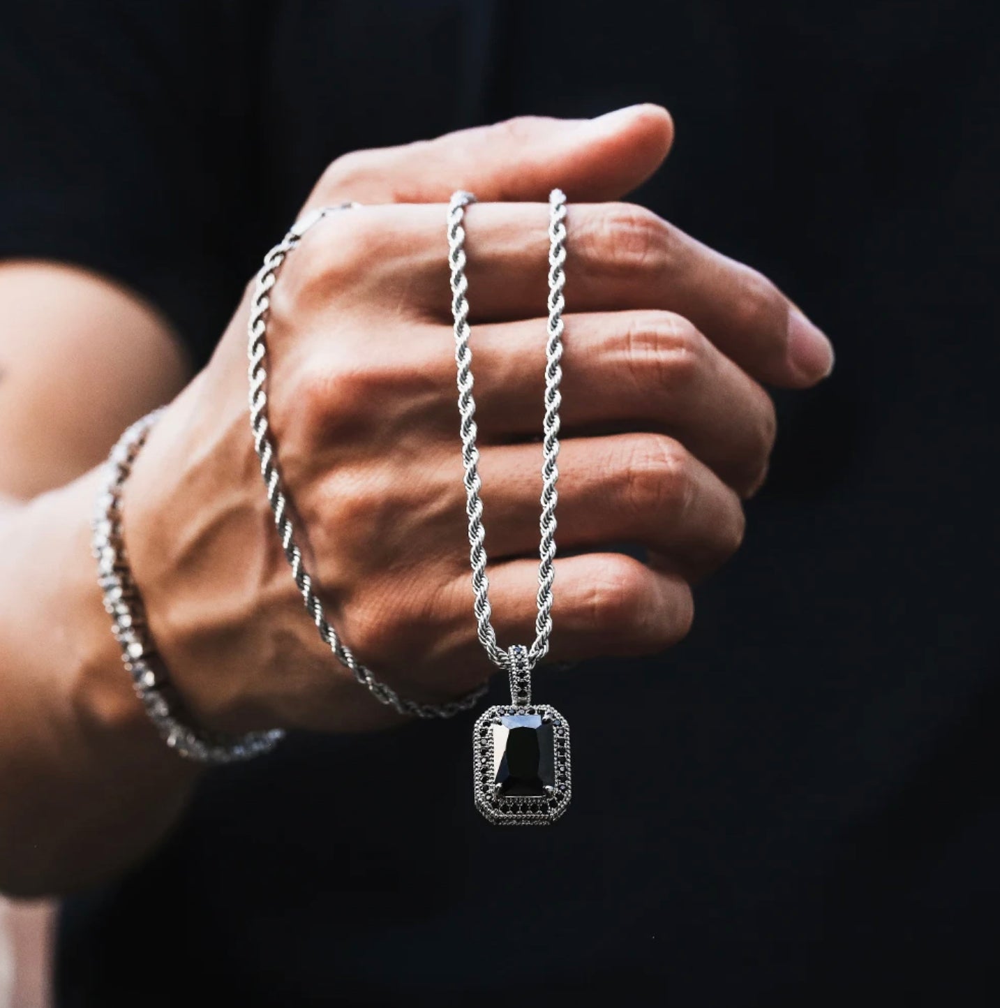 Men’s Gemstone Necklace