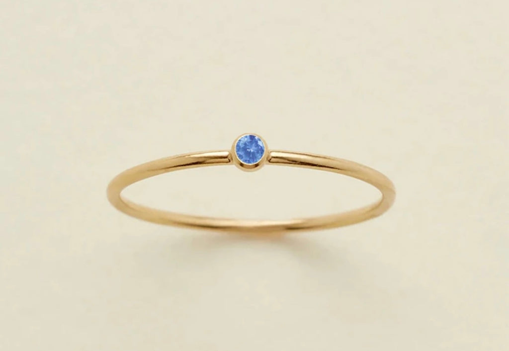 Single Gemstone Ring
