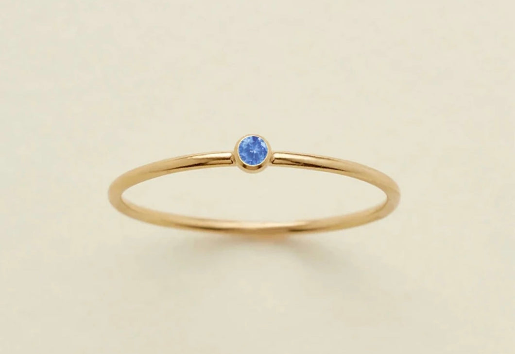 Single Gemstone Ring