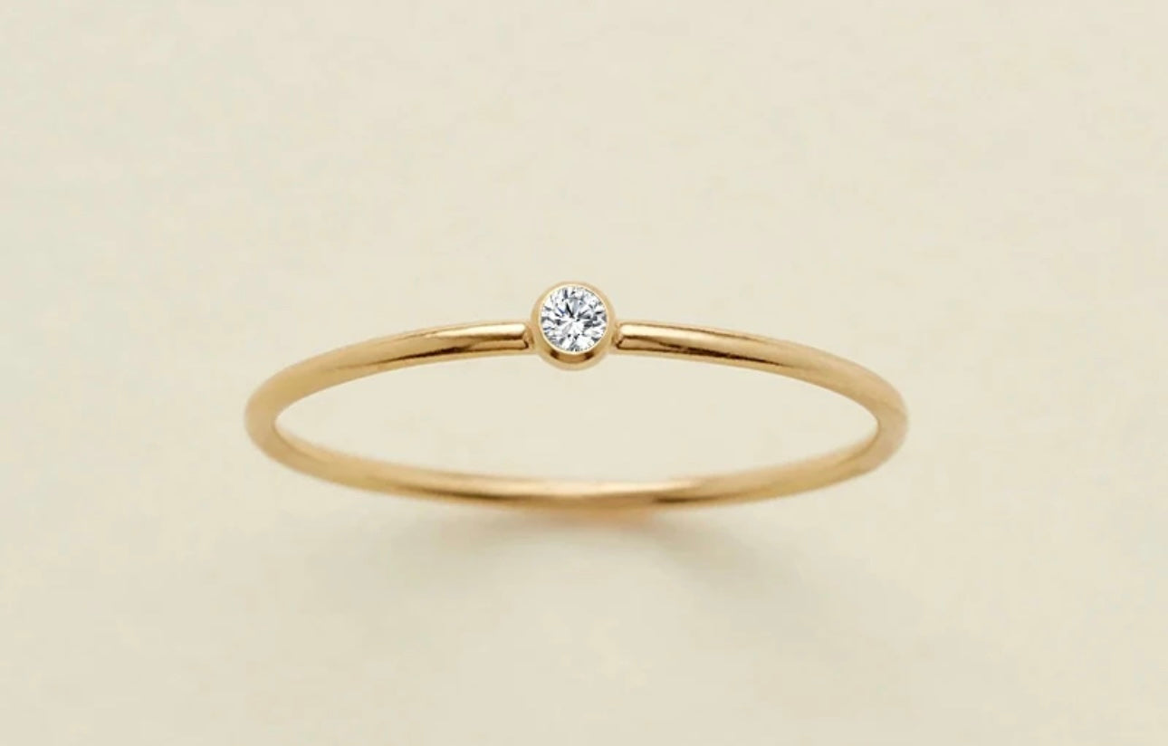 Single Gemstone Ring
