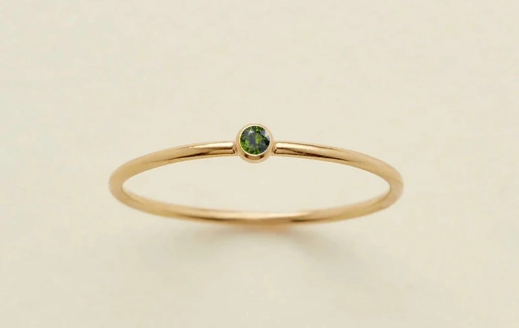 Single Gemstone Ring