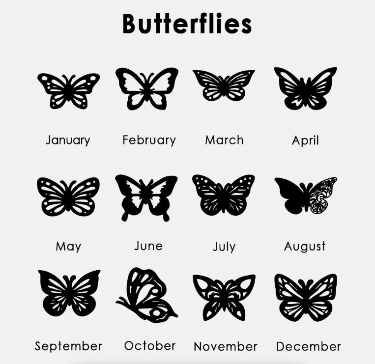 Butterfly Name Plate Necklace