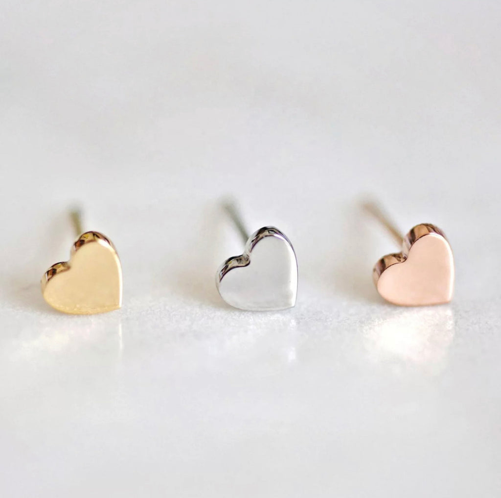 Tiny Heart Earrings