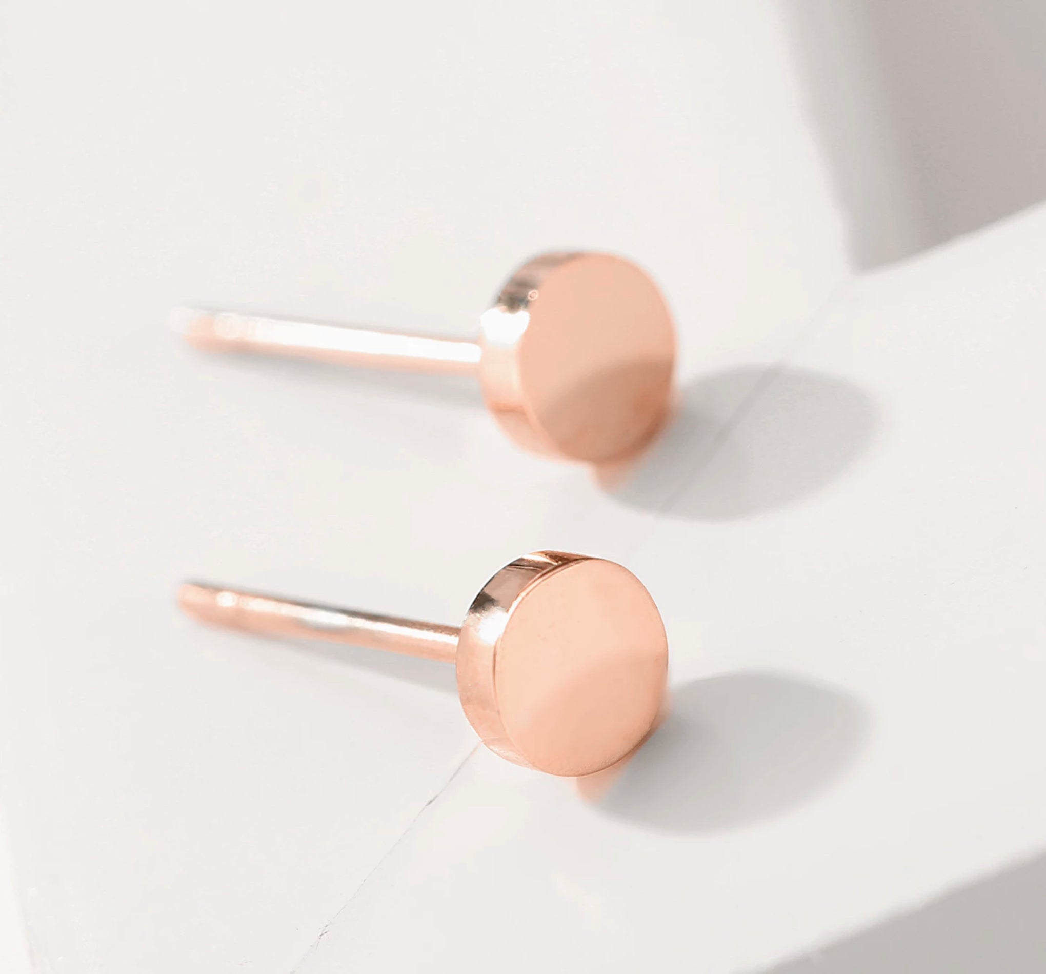 Tiny Circle Earrings