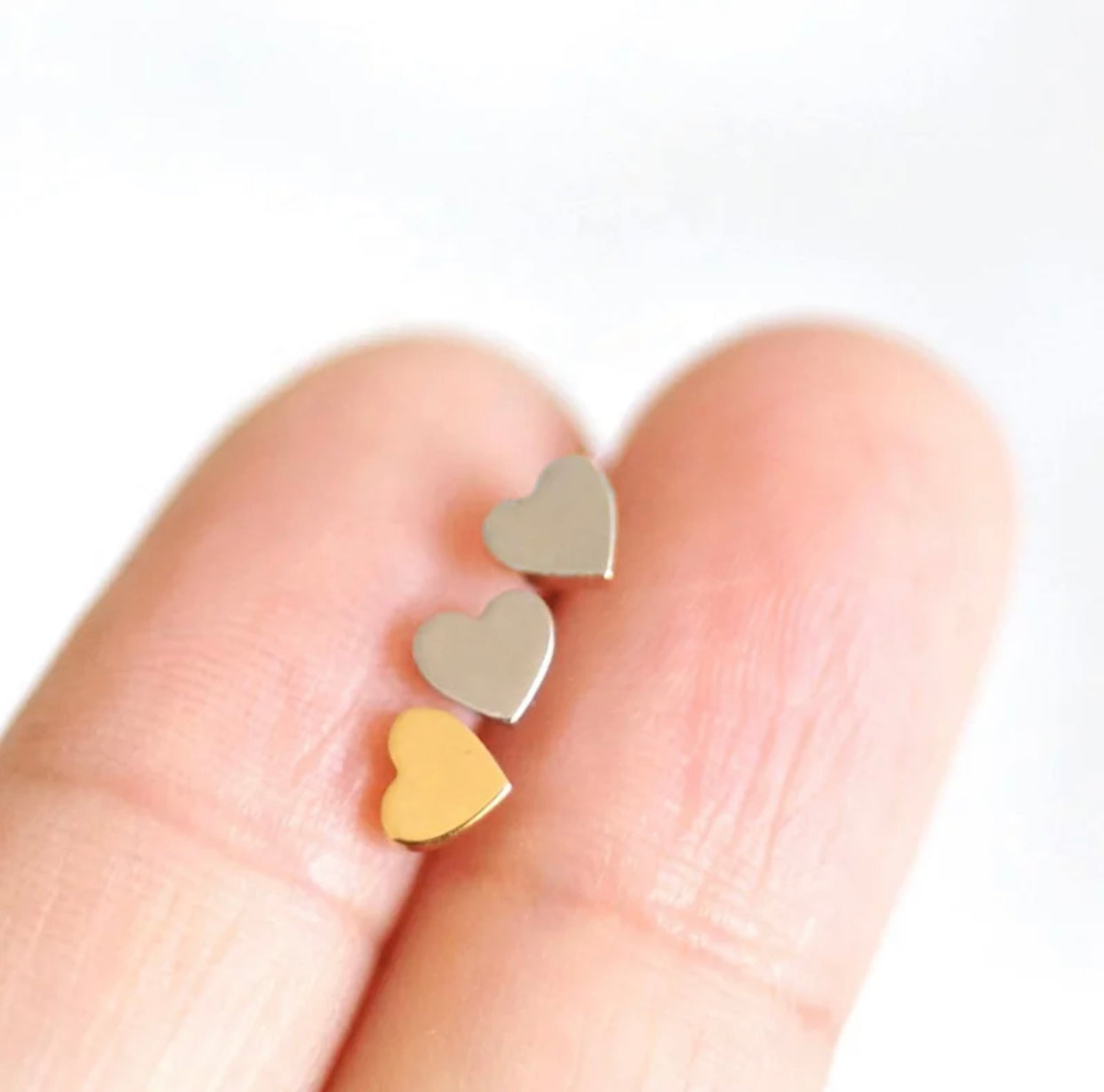 Tiny Heart Earrings