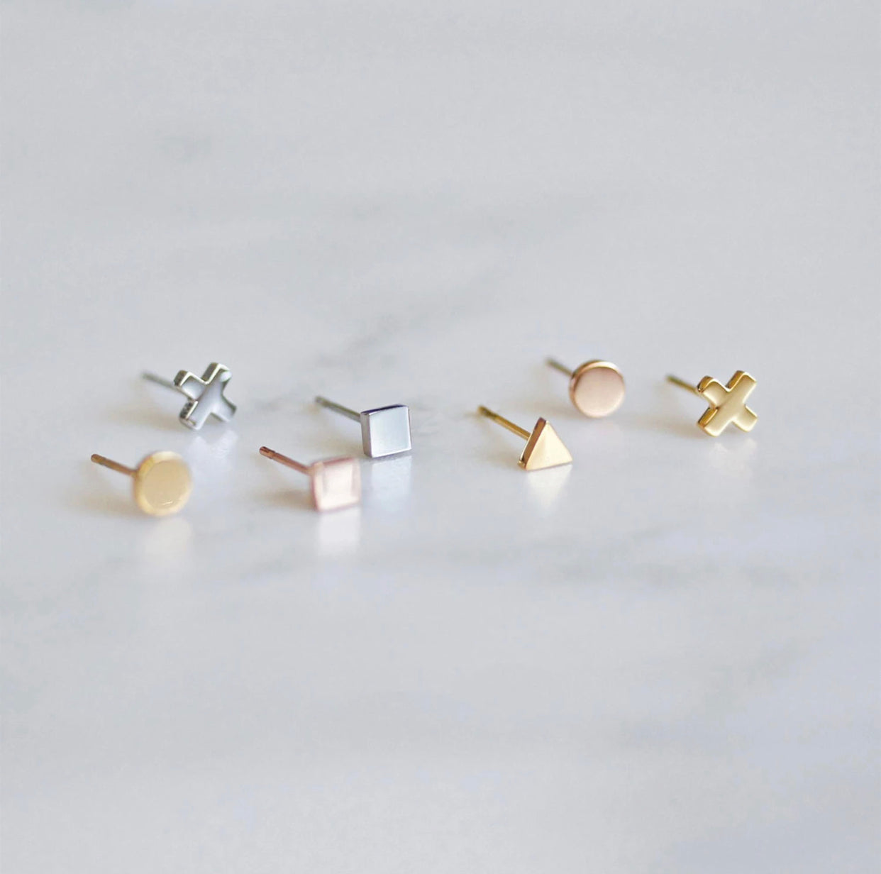 Tiny Square Earings