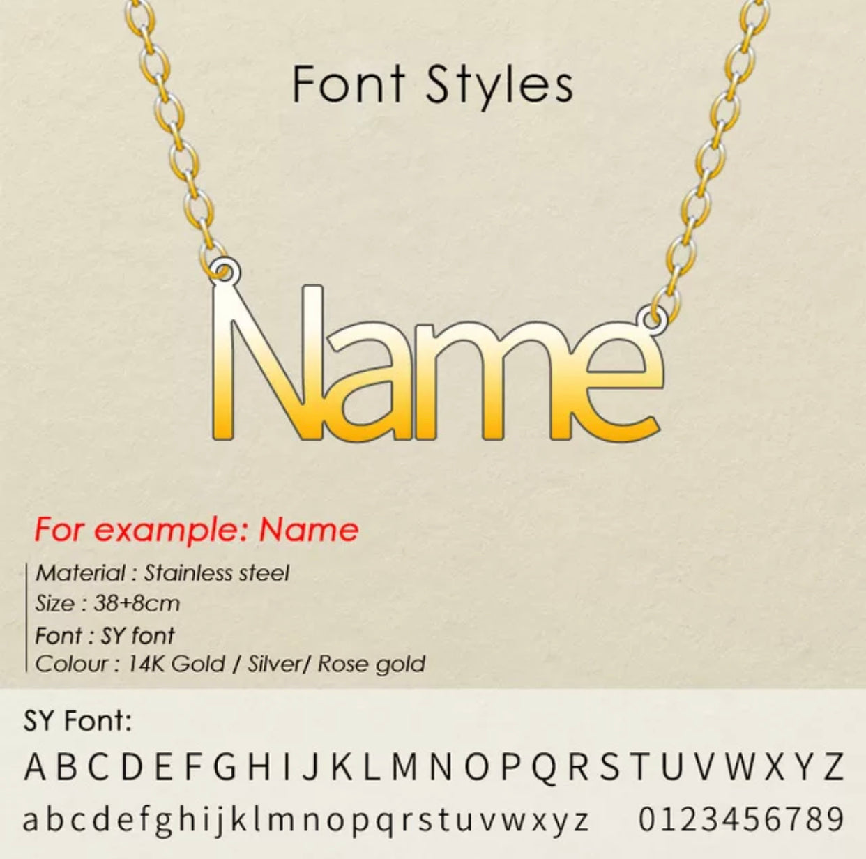 Name Plate Earrings