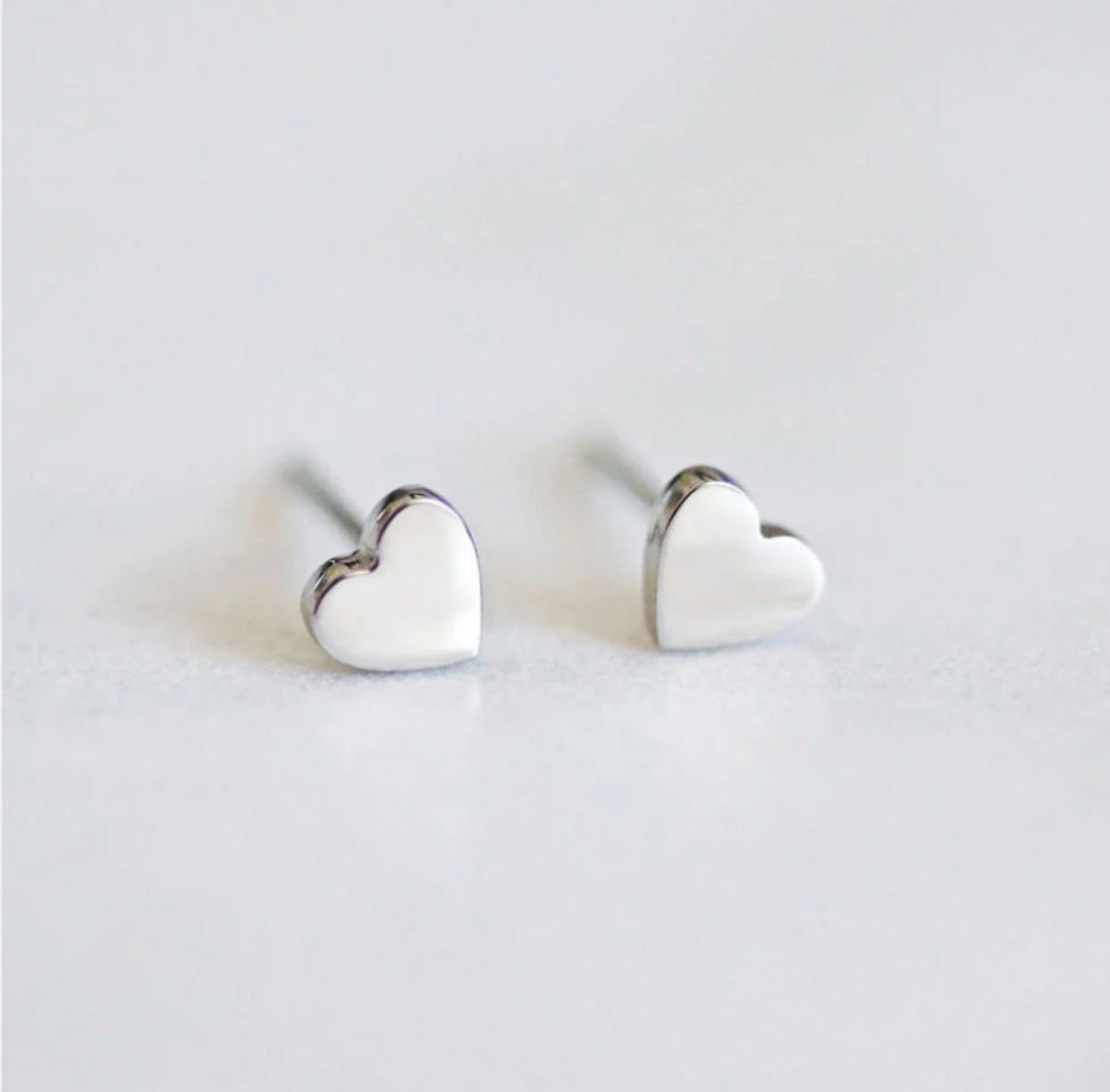 Tiny Heart Earrings