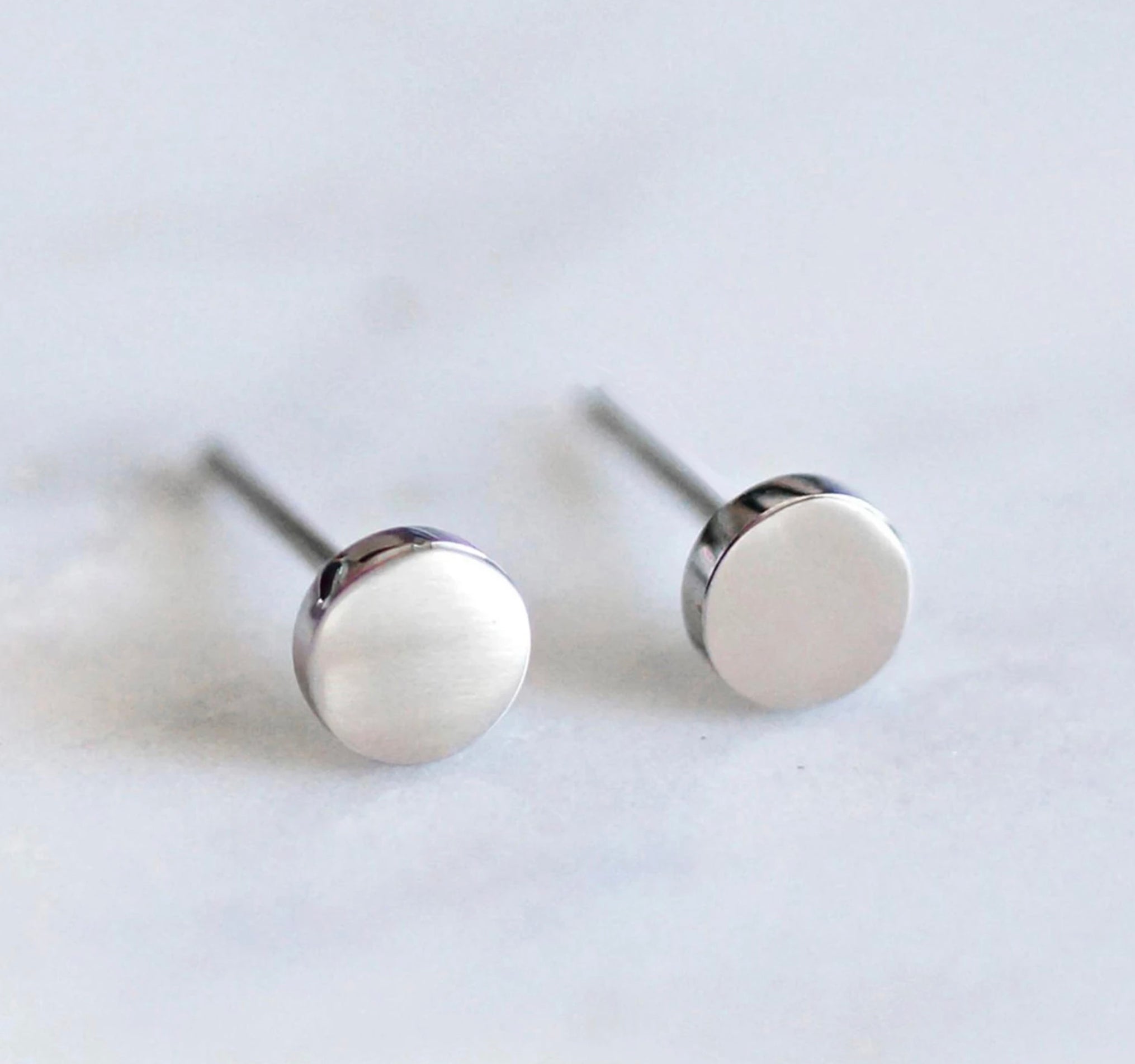Tiny Circle Earrings