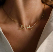 Load image into Gallery viewer, Name Plated Necklace
