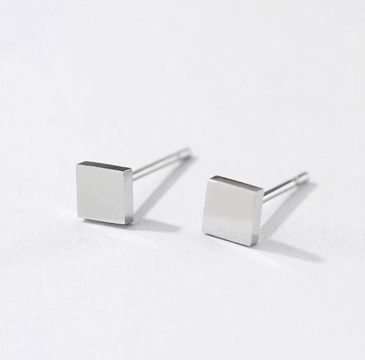 Tiny Square Earings
