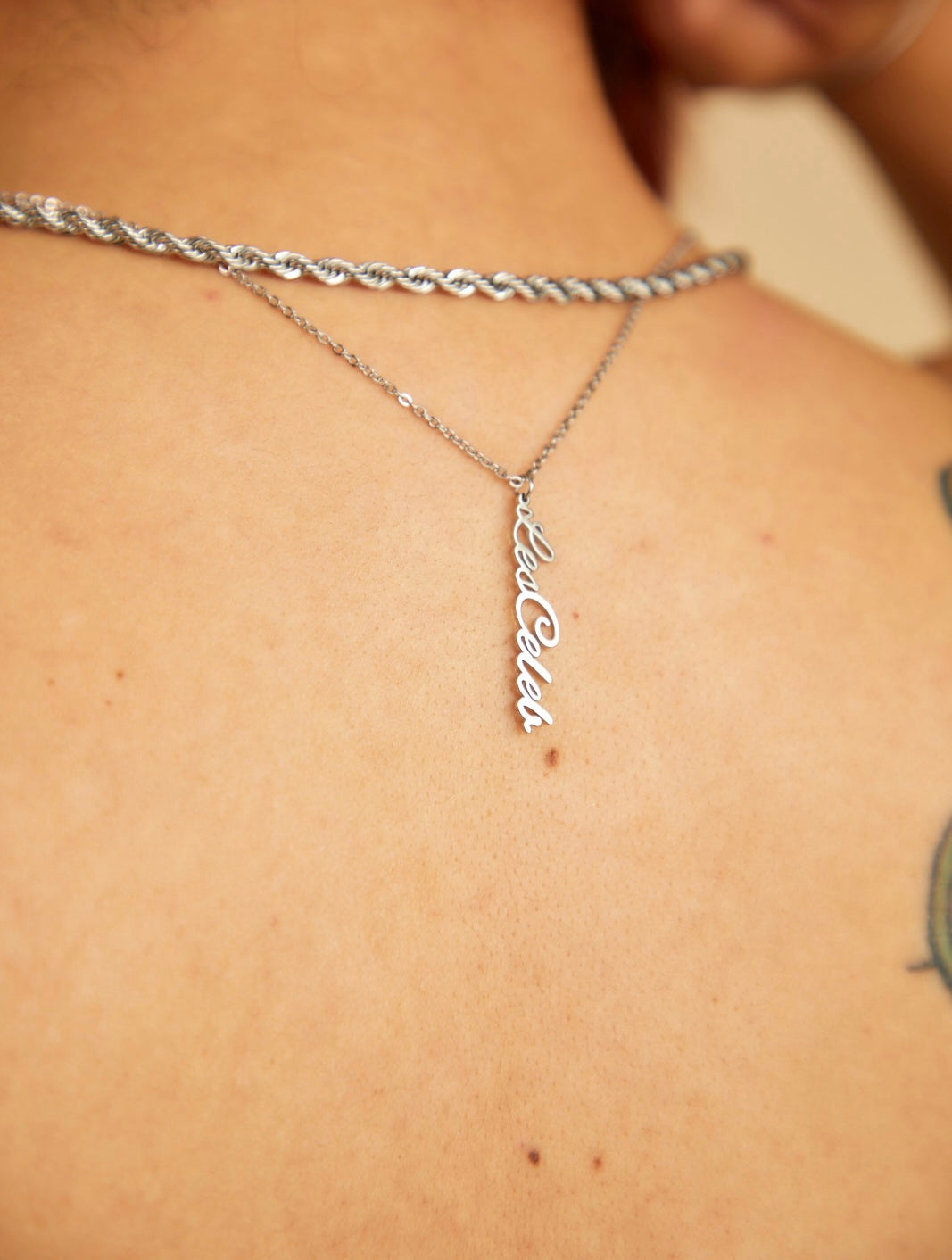 Drop Name Plate Necklace