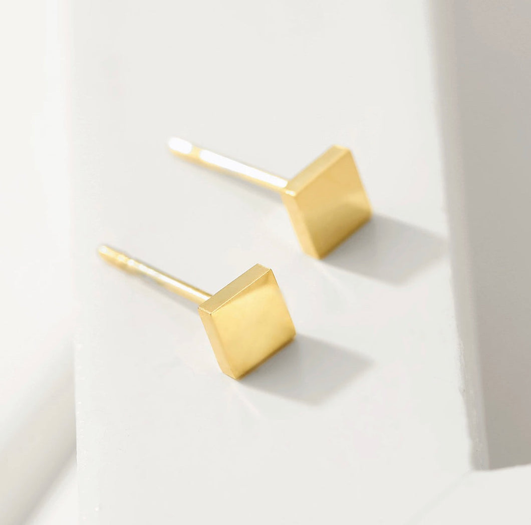 Tiny Square Earings