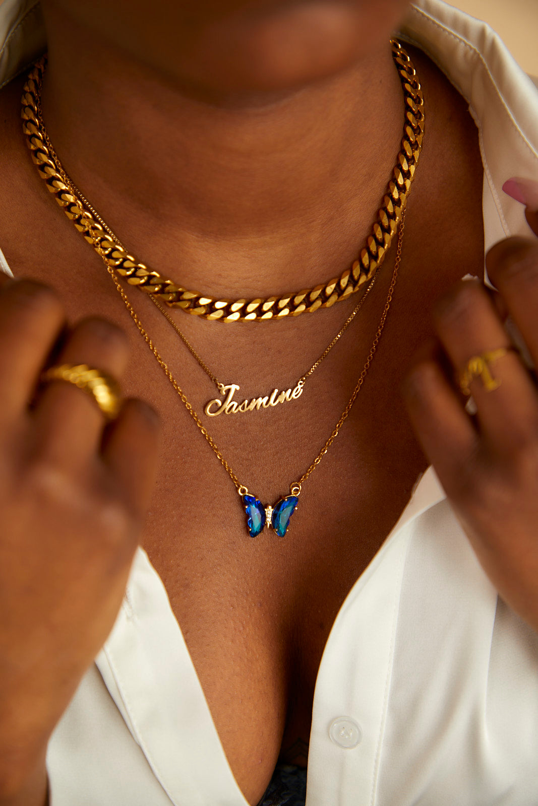 Name Plated Necklace