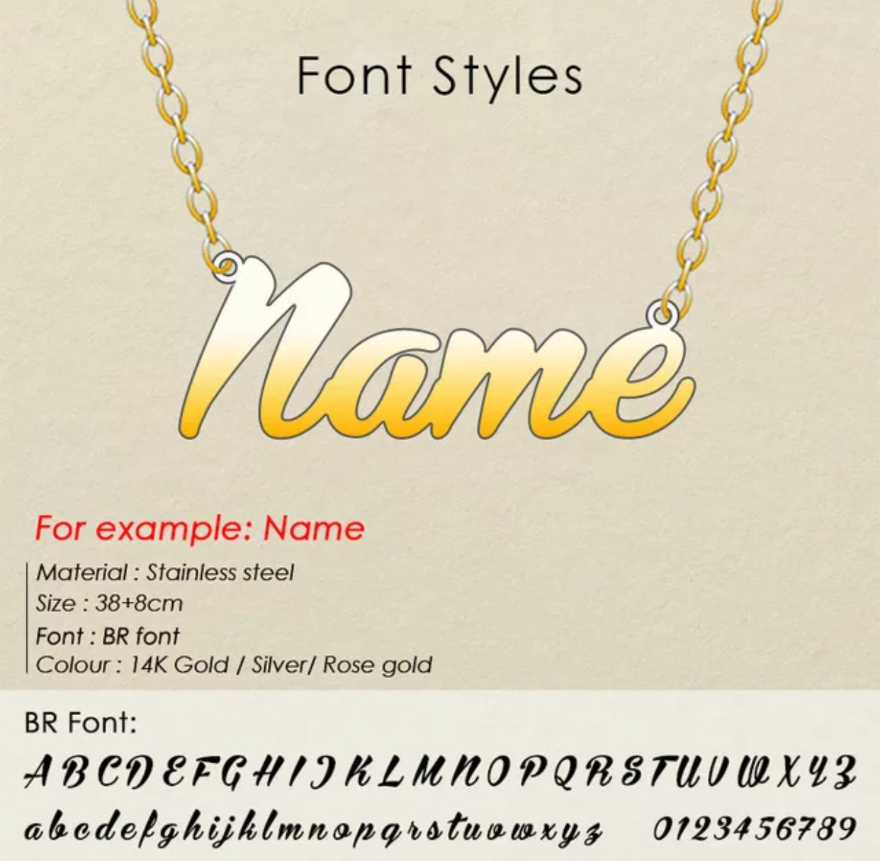 Name Plate Earrings